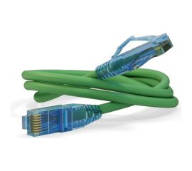 Патч-корд Hyperline PC-LPM-UTP-RJ45-RJ45-C6-2M-LSZH-GN U/UTP, Cat.6 100% Fluke Component 230236 