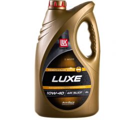 Моторное масло Лукойл ЛЮКС полусинтетическое SAE 10W-40, API SL/CF, 4 л 19188 