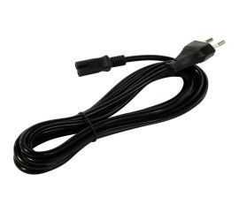 Кабель питания 5bites IEC-320-C7 - CEE 7/16 восьмерка 220V сечение 2x0.50мм2 VDE 3м PC305-30A 
