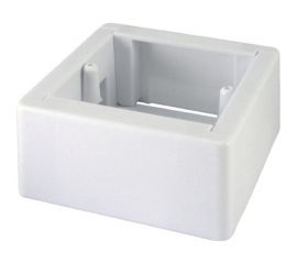 Установочная коробка TDM ОП 88x88x44 мм, универсальная, подъемная, белая, IP20, индивидуальный штрихкод SQ1401-0231 