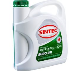 Антифриз Обнинскоргсинтез Sintec Euro зеленый, G11, 3 кг 990465 