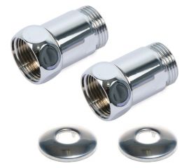 Прямое соединение для полотенцесушителя SG г/ш 1""х1"", хром, 2 шт 731SCH1010 