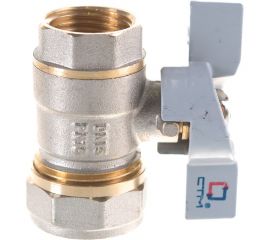 Шаровой кран для воды СТМ СТАНДАРТ 20х1/2"", ц/г, бабочка CWPF1220 
