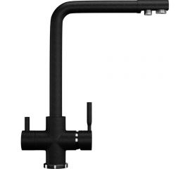 Смеситель для кухни ULGRAN U-016 цвет: черный U-016-308 