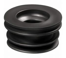 Переходная манжета Профитт d 25x50 сантехническая, канализационная, трехлепестковая, черная 2227459 