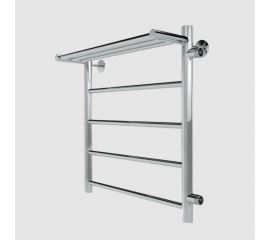 Полотенцесушитель INDIGO Line с полкой (н.р.1") 60/50 м/о 50 боковое подключение справа LLSHSW60-50R-б/п-50 