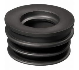 Переходная манжета Профитт d 32x50 сантехническая, канализационная, трехлепестковая, черная 2227473 
