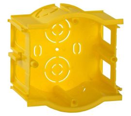 Установочная коробка IEK С3 d68x45мм для твердых стен, сборная, проходная, оптовая упаковка UKT10-068-045-000-K0-N-UO 