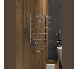 Полотенцесушитель INDIGO Hit (electro) 60/50 скрытый монтаж, универсальное подключение R/L полированный LHE60-50R 