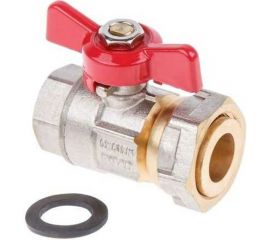 Шаровой кран AV Engineering с накидной гайкой 1/2"x3/4" PN40 AVE096001 