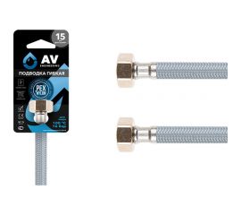 Гибкая подводка для воды AV Engineering nylon Lt гайка 1/2" - гайка 1/2" 60 см AVE20860 