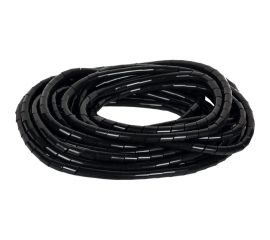 Спиральная лента для организации и защиты кабельных пучков NIKOMAX черная, 10м NMC-SWB12-010-BK 