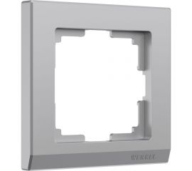 Рамка на 1 пост WERKEL W0011806 Stark серебряный a050917 