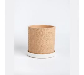 Горшок ООО КОМПОЗИТ Иллюзия терракотовый цилиндр №2. КБ-Ц2-248-08 