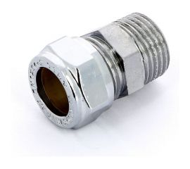 Муфта обжим Tiemme Н 15х1/2, хромированная 1130036 