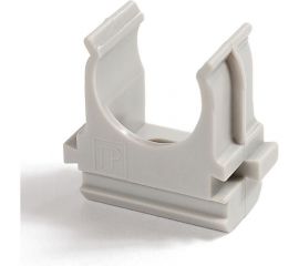 Крепёж-клипса для труб Промрукав д20, безгалогенная HF, атмосферостойкая, серая, 100 шт. PR13.0345 