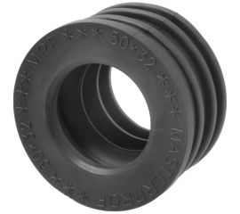 Сантехническая манжета для канализации MPF 50x32, черная, уплотнительная, переходная ИС.131606 