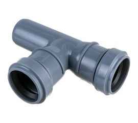Тройник ООО МультиМирПласт 32/32/87.5 серый ТРК ВК 32/32/87.5 