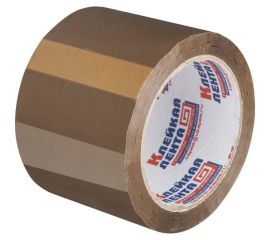 Упаковочная клейкая лента ООО Комус 75 мм х 66 м х 47 мкм, коричневая, Россия, 6 шт./уп. 1042783 
