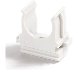 Крепёж-клипса для труб Промрукав Полистирол белая д32 25 шт. PR.02732б 