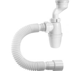 Сифон ORIO 1 1/4x40 для писсуара с манжетами D-40мм/D-46 мм, с гибкой трубой 40-40/50 Р-31009 