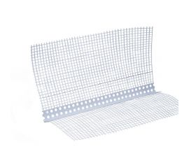 Углозащитный пластиковый профиль СХТ 20х20 с сеткой 100х150 мм, 145 гр, 3 м СХ0028 