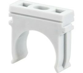 Серая крепеж-клипса для труб REXANT d 20 мм, 100 шт. 28-0120-2 