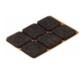 Фетровый пункт Tech-Krep самоклеящийся 25х50 тёмный 6 шт 109149 