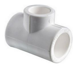 Тройник MeerPlast полипропиленовый PPRC равнопроходной Ду20 Ру25, под приварку D200-00584 