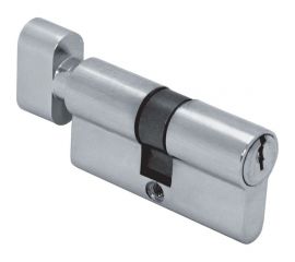 Цилиндр для замка SCHLOSS ШЛОСС 03009 ключ/завертка (30+30) S 60 хром тов-123599 