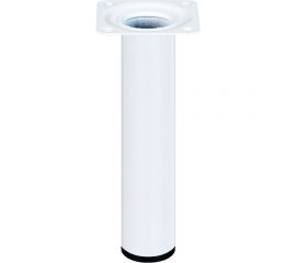 Ножка Tech-Krep D30х150 круглая, нерегул, белая накл. 151280 