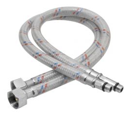 Гибкая подводка для смесителей ELKA оплетка нейлон, пвх покрытие, 1/2"" х м10x50см, пара ИС.101137 