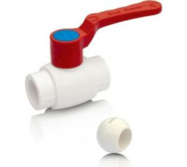 Шаровой кран Blue Ocean полипропиленовый, (шар - PPSU) для агрессивных сред - 50 PPRF/BV/PPR/HW-2(W)-50 
