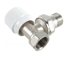 Ручной угловой вентиль ВН 1/2 никелированный с разъёмным соединением Uni-Fitt 155N2000 