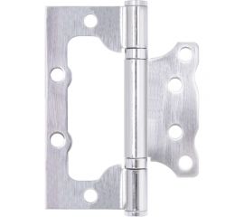 Накладная петля без врезки Стандарт 2BB SN (100х75х2.5 мм; матовый никель; 1 шт) 12846 