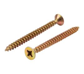 Универсальный саморез KRANZ 5x60, желтый цинк, 100 шт. KR-01-3311-042 