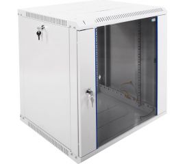 Телекоммуникационный настенный разборный шкаф ЦМО 12U 600x520 дверь стекло ШРН-Э-12.500 
