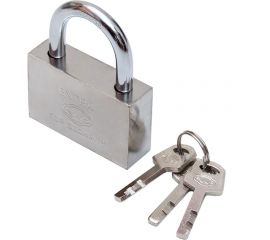 Навесной замок СКОБЯНОЙ стальной, 50 мм 002746 