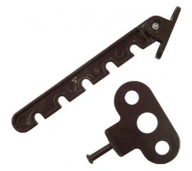 Ограничитель открывания пластикового окна Tech-Krep коричневый 148114 