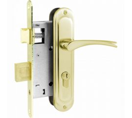 Врезной замок НОРА-М N EW 710-55 мм золото 16976 