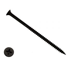 Универсальный саморез КРЕП-КОМП черный, 3,5x55, 35 шт. чм55мф 