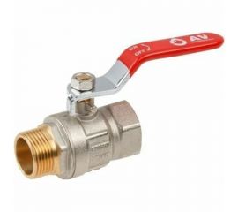 Шаровой кран AV Engineering 3/4 PN40 с внутренней-наружной резьбой, ручка AVE091034 