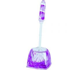 Ершик для унитаза Аквалиния Фиолетовые лепестки A8762S-1_W46 