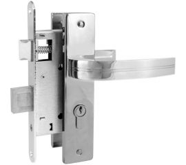 Врезной замок НОРА-М NEW 106-55 мм хром 16916 