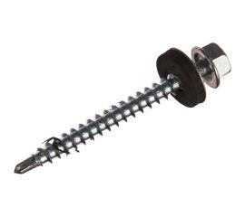 Кровельный саморез Качественный КРЕПЕЖ цинк, 4.8х51 мм, 55 шт 0300173 КЧ 