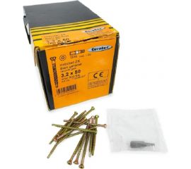 Саморезы Eurotec Hobotec ZK 3.2x50 TX10, трапеция, сверло, 500 шт. 110285 