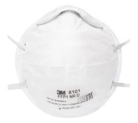 Противоаэрозольная фильтрующая полумаска 3М 8101 класс защиты FFP1 NR D 7100050785 
