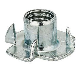 Мебельная забивная гайка Element М10 белый цинк 20 шт 307470 