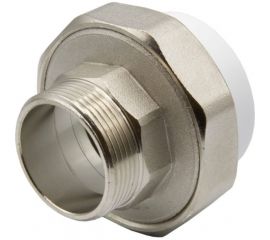 Комбинированная муфта VRT разъемная, наружная, 50х1 1/2"", EVER plast, белый 532364 