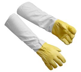 Перчатки для садовых работ из искусственной кожи с длинной хлопковой манжетой MPF L ДС.070802 